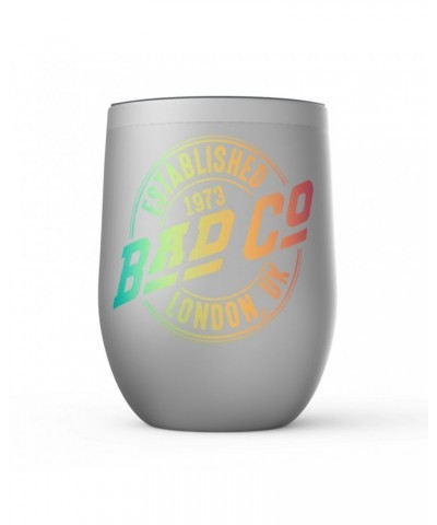 Bad Company Wine Tumbler | Rainbow Ombre Est. 1973 London Logo Stemless Wine Tumbler $9.87 Drinkware