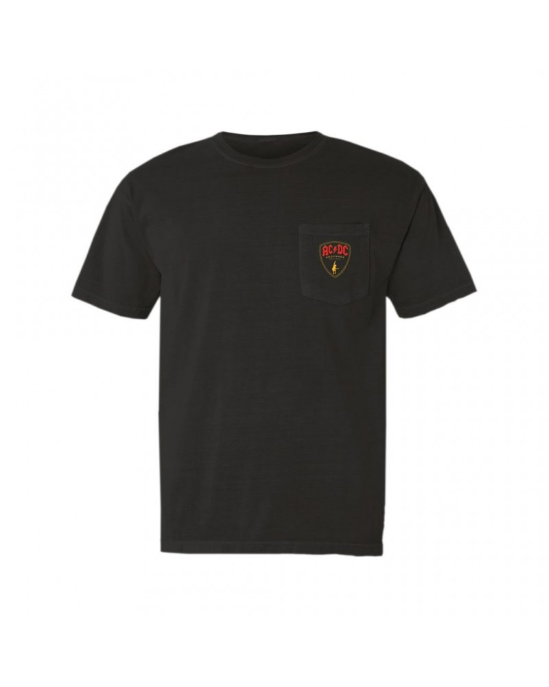 AC/DC T-Shirt | Rockware Est. 1973 Emblem Pocket T-shirt $11.68 Shirts