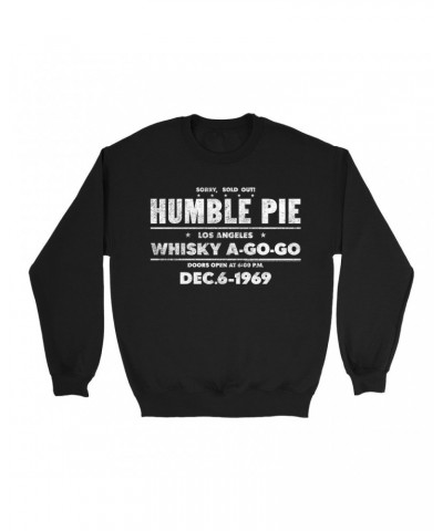 Humble Pie Whisky A Go Go 1969 Distressed Sweatshirt $13.28 Sweatshirts