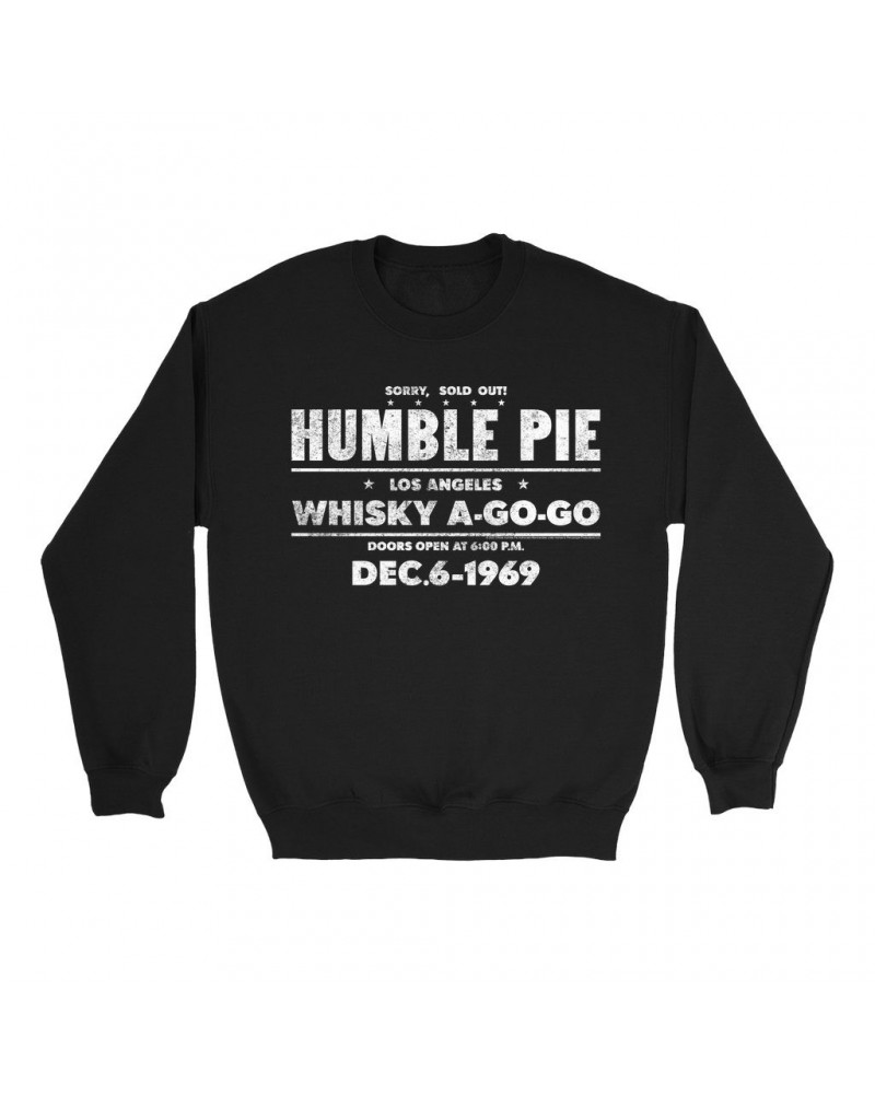 Humble Pie Whisky A Go Go 1969 Distressed Sweatshirt $13.28 Sweatshirts