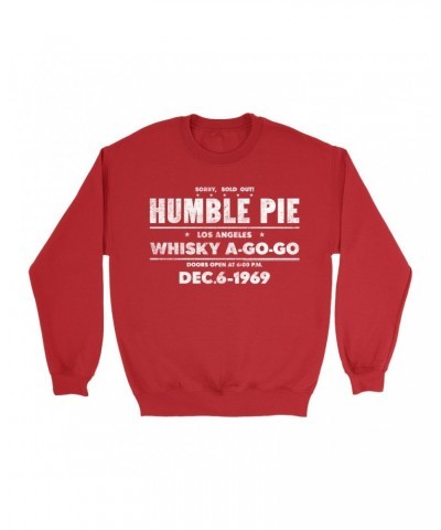 Humble Pie Whisky A Go Go 1969 Distressed Sweatshirt $13.28 Sweatshirts