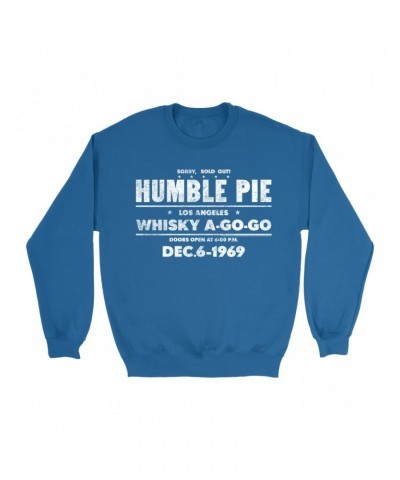 Humble Pie Whisky A Go Go 1969 Distressed Sweatshirt $13.28 Sweatshirts