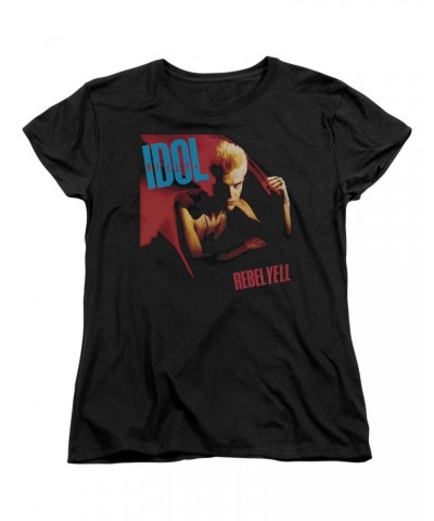 Billy Idol Women's Shirt | REBEL YELL Ladies Tee $9.00 Shirts