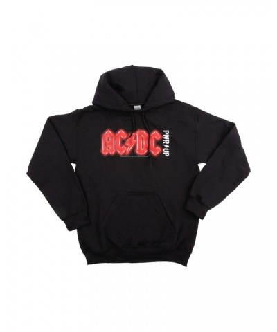 AC/DC PWR UP Red Neon Hoodie $14.00 Sweatshirts