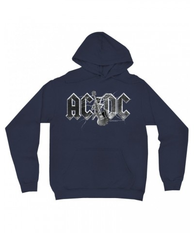 AC/DC Hoodie | Guitar Lightning Logo Hoodie $15.18 Sweatshirts