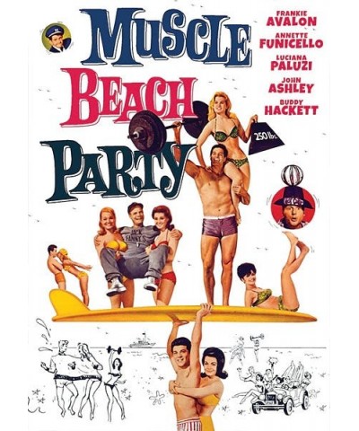 MUSCLE BEACH PARTY DVD $8.40 Videos