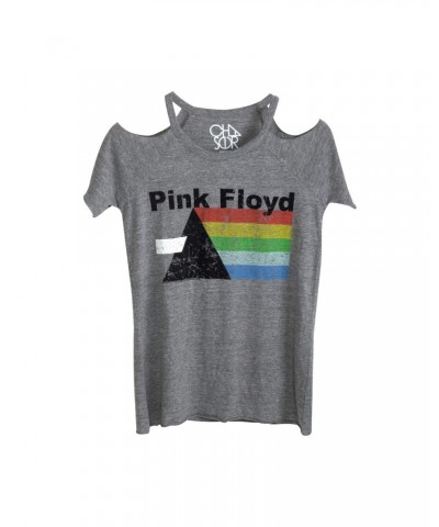 Pink Floyd Rainbow Prism Dark Side Cold Shoulder T-shirt $8.93 Shirts