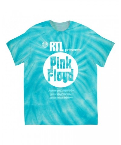 Pink Floyd T-Shirt | RTL Presente Concert Flyer Tie Dye Shirt $11.59 Shirts