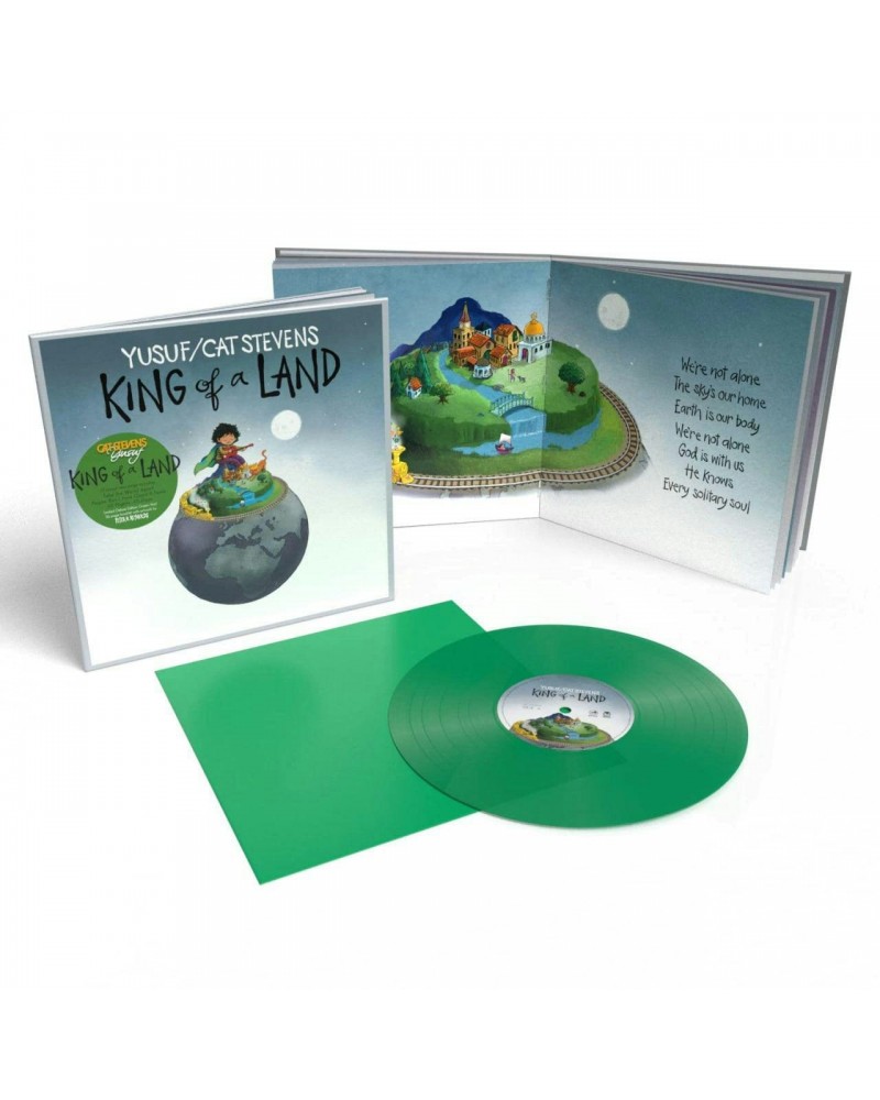 Yusuf / Cat Stevens King Of A Land (36 Page Booklet / Green) Vinyl Record $12.96 Vinyl