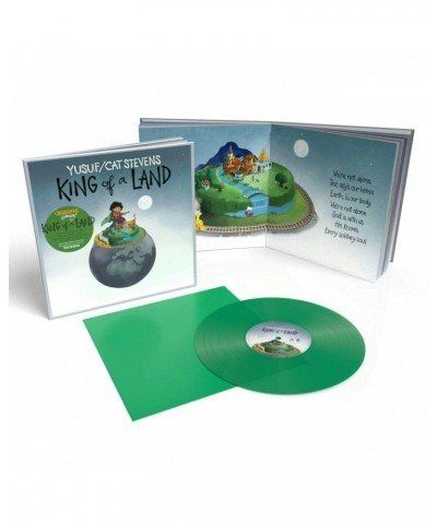 Yusuf / Cat Stevens King Of A Land (36 Page Booklet / Green) Vinyl Record $12.96 Vinyl