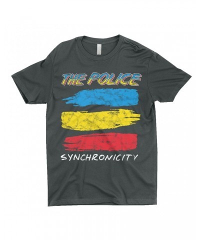 The Police T-Shirt | Synchronicity Album Image Remix Distressed Shirt $10.73 Shirts