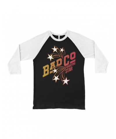 Bad Company 3/4 Sleeve Baseball Tee | Ombre Shooting Star Distressed Shirt $14.68 Shirts