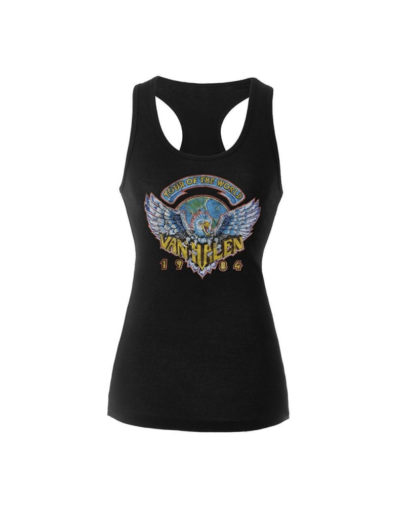 Van Halen Tour Of The World 1984 Ladies Tank $11.73 Shirts