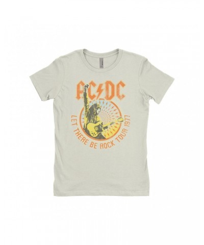 AC/DC Ladies' Boyfriend T-Shirt | Let There Be Rock Tour 1977 Shirt $7.98 Shirts