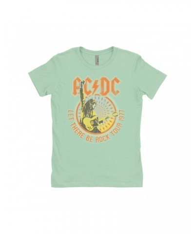 AC/DC Ladies' Boyfriend T-Shirt | Let There Be Rock Tour 1977 Shirt $7.98 Shirts