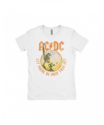 AC/DC Ladies' Boyfriend T-Shirt | Let There Be Rock Tour 1977 Shirt $7.98 Shirts