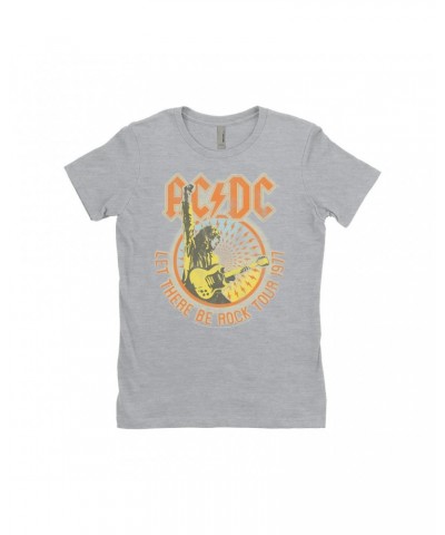 AC/DC Ladies' Boyfriend T-Shirt | Let There Be Rock Tour 1977 Shirt $7.98 Shirts