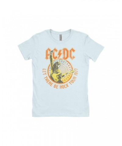 AC/DC Ladies' Boyfriend T-Shirt | Let There Be Rock Tour 1977 Shirt $7.98 Shirts