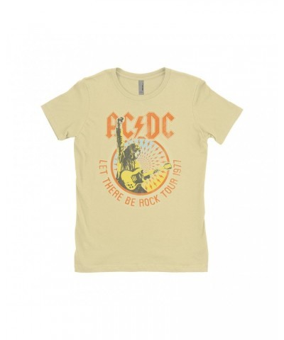 AC/DC Ladies' Boyfriend T-Shirt | Let There Be Rock Tour 1977 Shirt $7.98 Shirts