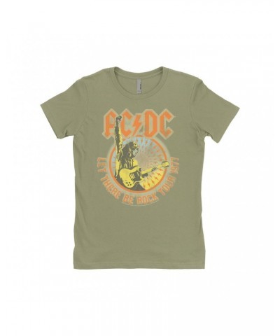 AC/DC Ladies' Boyfriend T-Shirt | Let There Be Rock Tour 1977 Shirt $7.98 Shirts