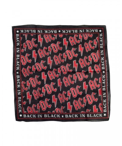 AC/DC Red Repeating Band Logo Bandana $6.45 Accessories