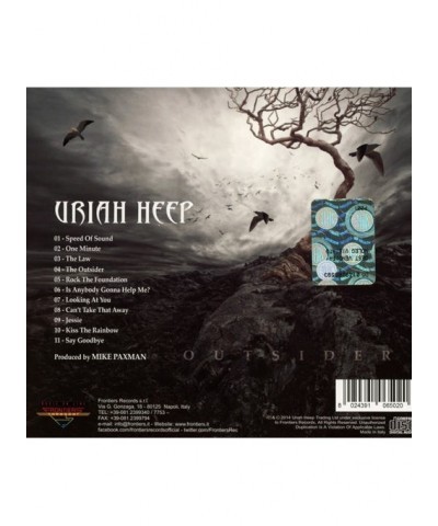 Uriah Heep CD-"Outsider" $9.20 CD