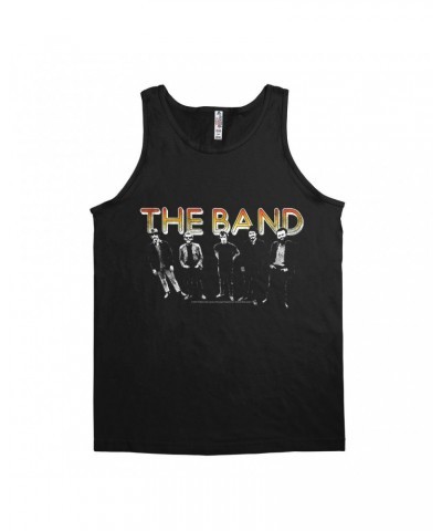 The Band Unisex Tank Top | Group Photo And Sunrise Logo Distressed Shirt $9.73 Shirts