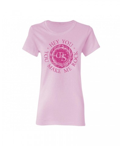 Whitesnake Hey You Ladies Light Pink Tee $11.55 Shirts