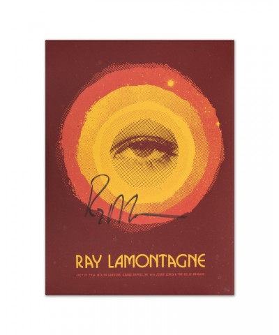 Ray LaMontagne 2014 Grand Rapids MI Event Poster Signed $25.00 Decor