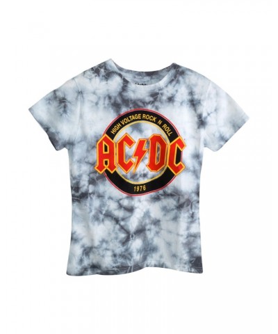 AC/DC High Voltage Rock N' Roll Circle Logo Tie-Die T-shirt $10.00 Shirts