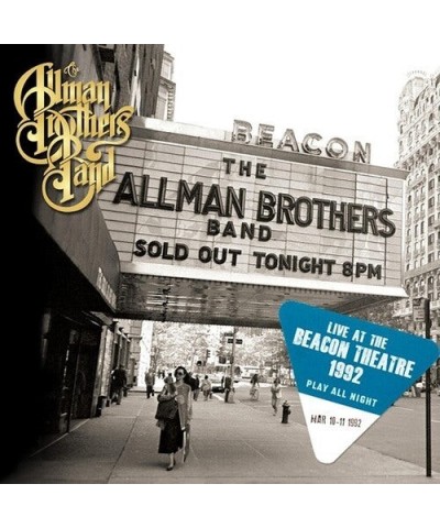 Allman Brothers Band PLAY ALL NIGHT: LIVE AT THE BEACON THEATRE 1992 CD $8.06 CD