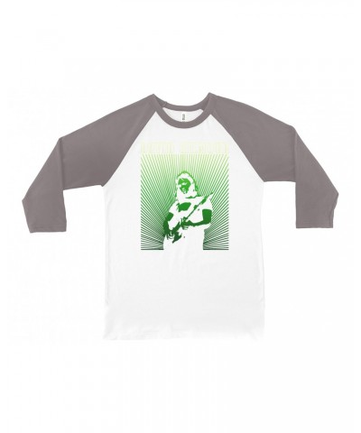 David Gilmour 3/4 Sleeve Baseball Tee | Green Young Ombre Shirt $14.38 Shirts