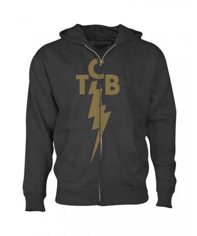 Elvis Presley TCB Gold Full-Zip Hoodie $31.83 Sweatshirts