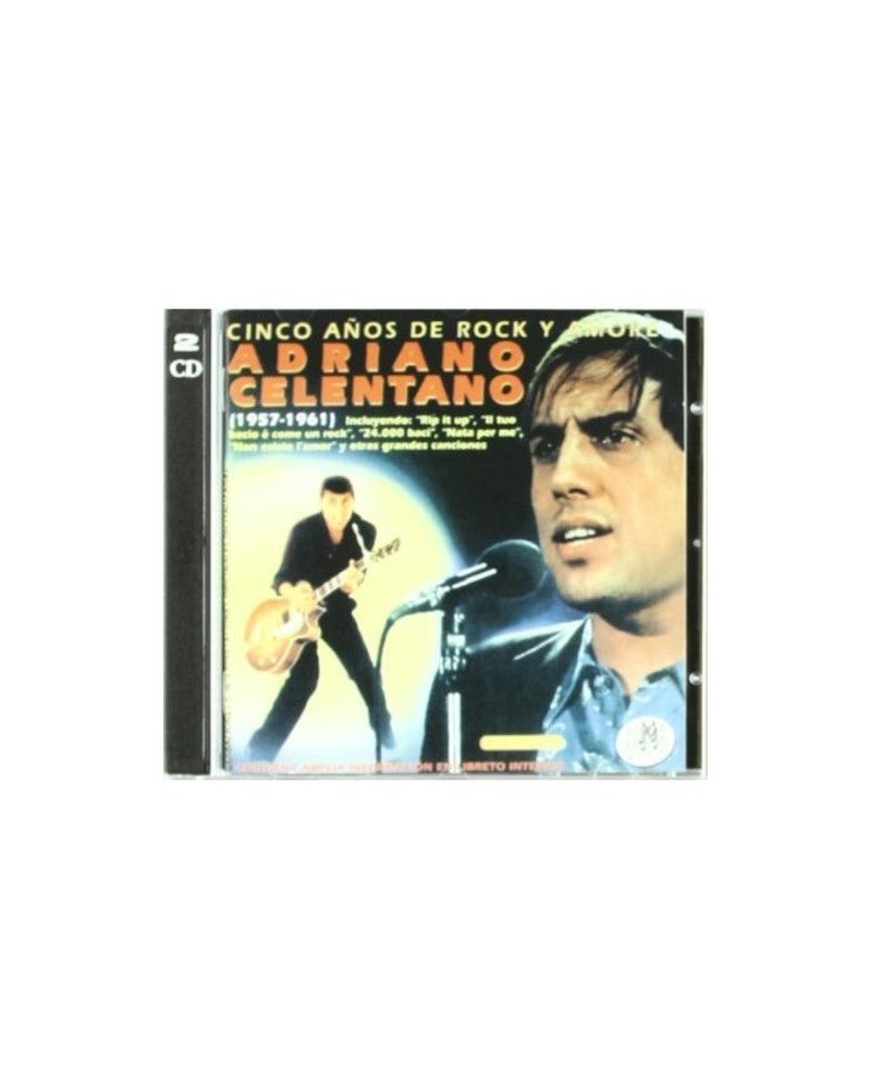 Adriano Celentano CINCO ANOS DE ROCK Y AMORE CD $9.20 CD