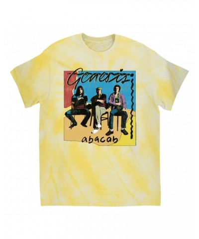 Genesis T-Shirt | Abacab Album Retro Image Distressed Tie Dye Shirt $9.16 Shirts