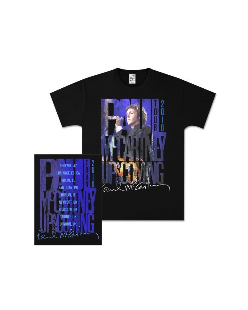 Paul McCartney Photo Fill Black T-Shirt $11.50 Shirts