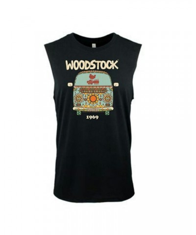 Woodstock Happy Camper Muscle Tank $10.85 Shirts