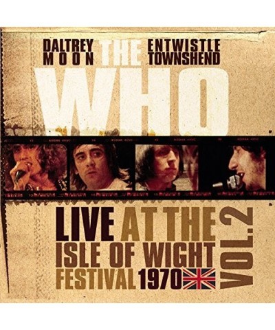 The Who LIVE AT THE ISLE OF WIGHT VOL 2 Vinyl Record $16.20 Vinyl