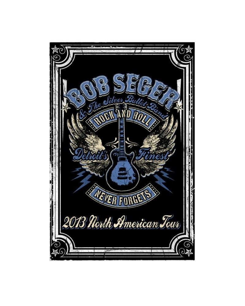 Bob Seger & The Silver Bullet Band 2013 Tour Poster $6.35 Decor