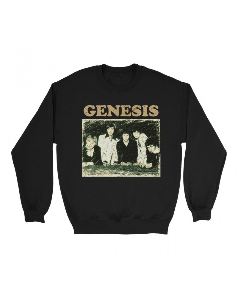 Genesis Sweatshirt | The Silent Sun Image Distressed Sweatshirt $14.33 Sweatshirts