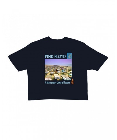 Pink Floyd Ladies' Crop Tee | A Momentary Lapse Of Reason Album Cover Crop T-shirt $13.21 Shirts