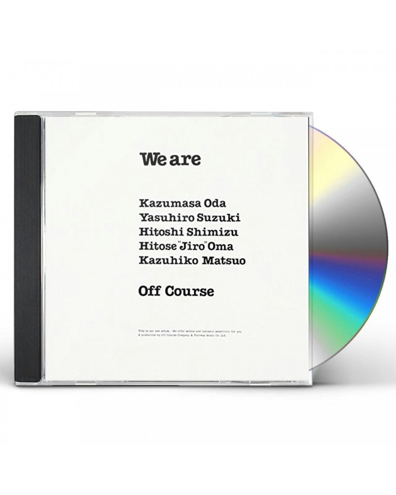 Off Course WE ARE CD $14.07 CD