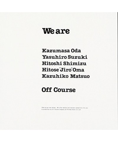 Off Course WE ARE CD $14.07 CD