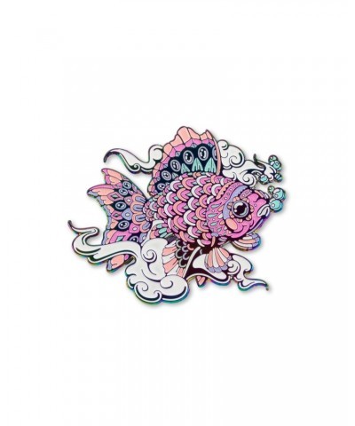 Dave Matthews Band x Bioworkz Big Eyed Fish Pin (Rainbow Anodized Metal 1) $11.90 Accessories