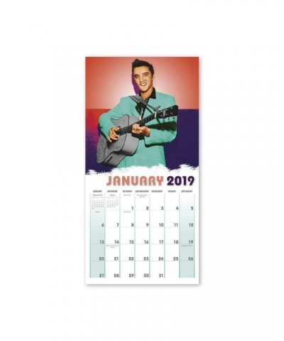 Elvis Presley 12" x 12" 2019 Wall Calendar $4.80 Calendars