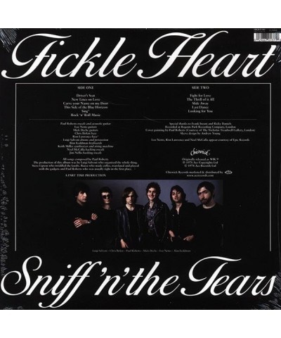 Sniff 'n' The Tears LP - Fickle Heart (remastered) (Vinyl) $21.34 Vinyl