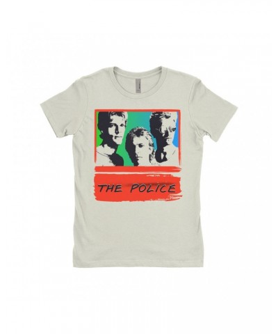 The Police Ladies' Boyfriend T-Shirt | Red Rainbow Ombre Synchronicity Shirt $9.48 Shirts