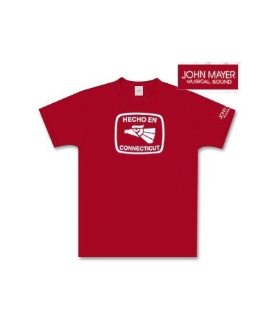 John Mayer Hecho En Connecticut T-Shirt $10.56 Shirts