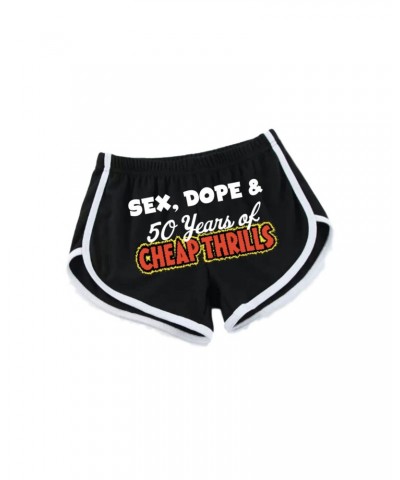 Big Brother & The Holding Company Sex Dope & Cheap Thrills Booty Print Women's Jogging Shorts $9.60 Shorts