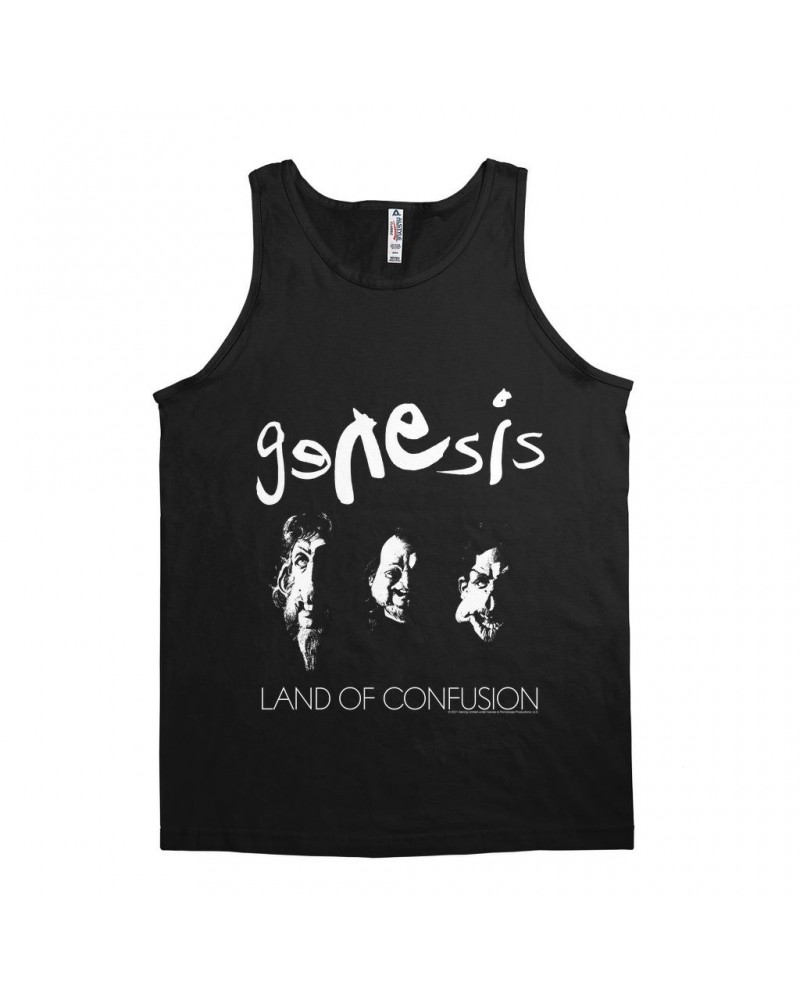 Genesis Unisex Tank Top | Land Of Confusion Album Image Shirt $11.23 Shirts